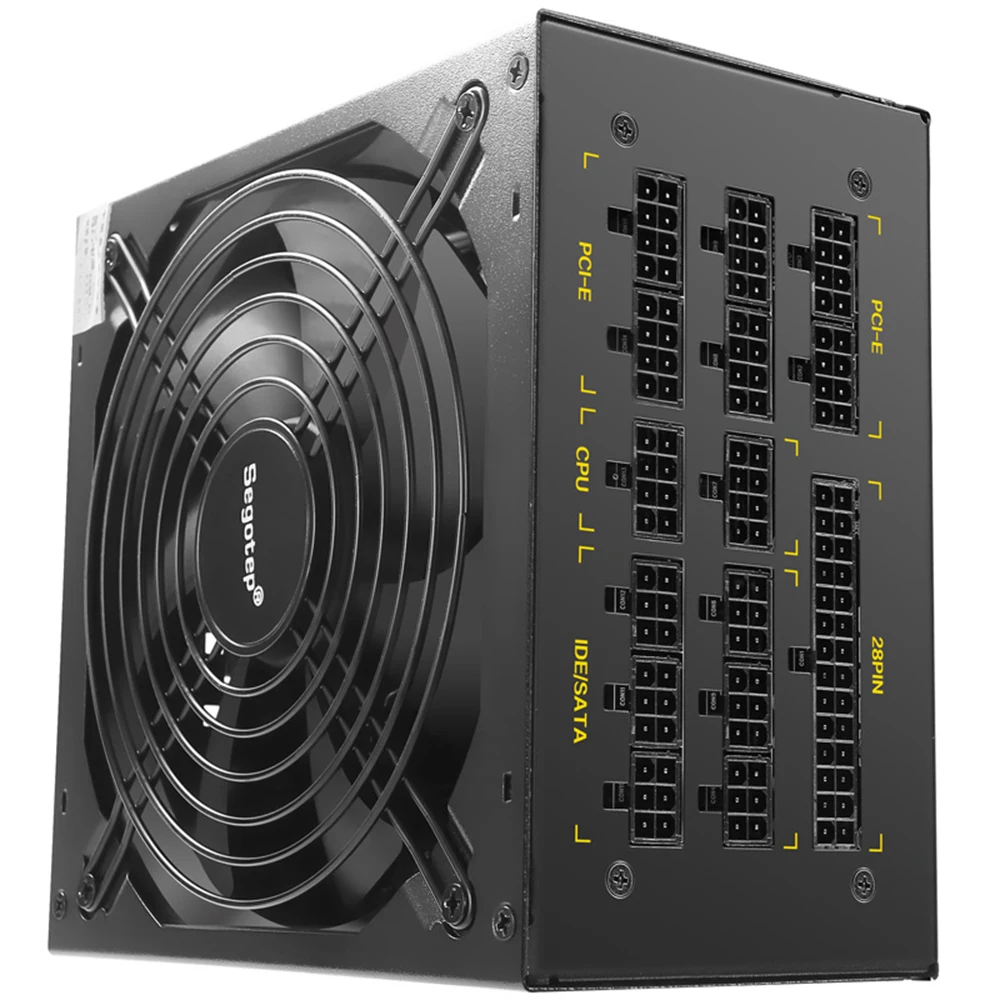 Segotep 1250 W GP1350G كامل وحدات ATX جهاز كمبيوتر شخصي التعدين امدادات الطاقة الألعاب PSU ل AMD التراشق النشطة PFC 93.8% كفاءة