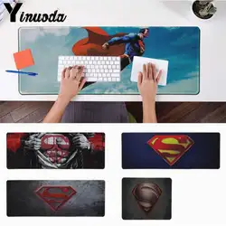 Yinuoda Супермен логотип прочная резиновая Мышь коврик Размеры для 30x90 см и 40x90 см игр мышь колодки