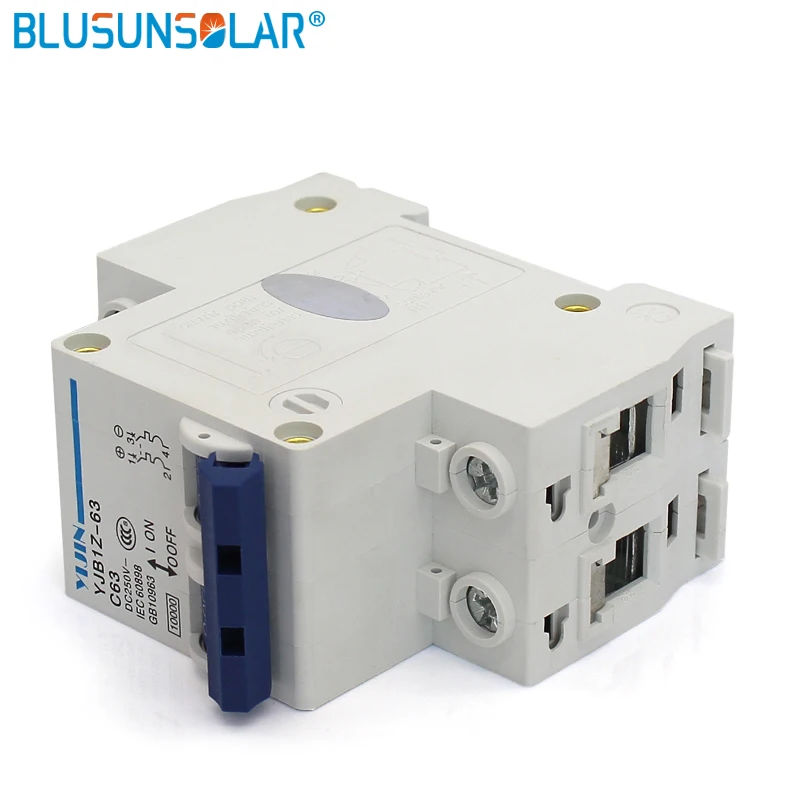 2 шт./лот 2P 63A DC250V MCB фотоэлектрический выключатель солнечной энергии|dc circuit
