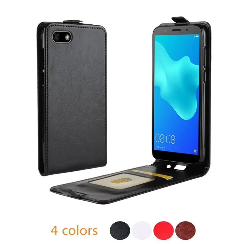 Baiscxst Magnetic Flip Leather Phone Case For Huawei Glory 7A Russian Stand Light Weight Ultra Thin Cover Holster Bag Black | Мобильные