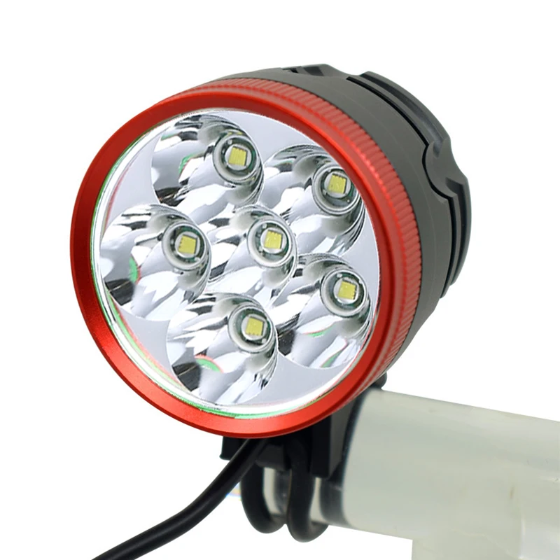 Cheap WasaFire 6 x XML-T6 LEDs Bicycle Lamp front Headlight 10000 lm Cycling lamp Bike Front Light for Outdoor Night +9600mAh battery 4 Cheap WasaFire 6 x XML-T6 LEDs Bicycle Lamp front Headlight 10000 lm Cycling lamp Bike Front Light for Outdoor Night +9600mAh battery 4