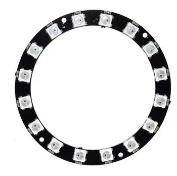 

16 Bit WS2812 5050 RGB LED Intelligent full-color Drive RGB Ring Development Board Large Ring