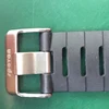 Original 22mm Black Silicone Rubber Watch Strap Waterproof Sports Watch Band For WristsWatch Spovan Leader 2 / SPV709 / SPV710 ► Photo 2/6