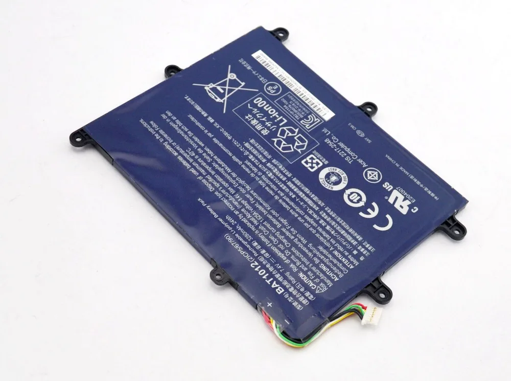 Аккумулятор для ноутбука BAT 7 4 24 Вт/ч 1012 в BAT1012 2ICP5/67/90 BT.00203.011 TAB A200 серии A520|laptop