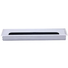 Aluminum Alloy Square Wire Hole Cover Desktop Computer Threading Box SKD88