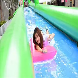 Городская водная горка большой открытый надувной отдых 20 м длинная игра в летний аквапарк снимает летний жар горка город