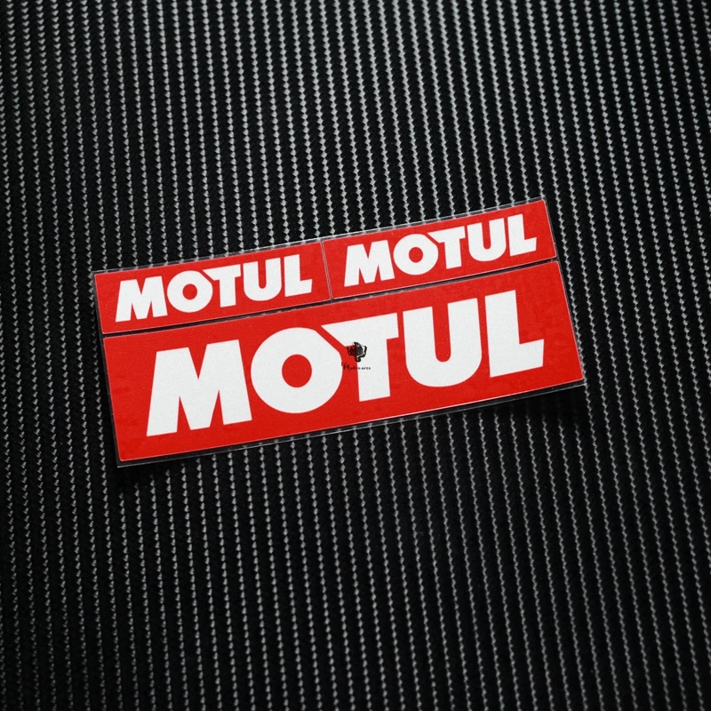 

NO.TP077 MOTO GP SBK Sponsor Motul Reflective Car Sticker Decals Motorcycle Racing Stickers Motorbike Helmet Windshield ATV