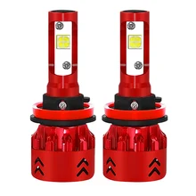 2 шт. CREE XHP50 чипы H7 светодио дный H4 лампы H8 H11 9005 HB3 9006 HB4 9012 H16 автомобиля светодио дный фар лампы 60 Вт 8000LM Авто противотуманных фар огни