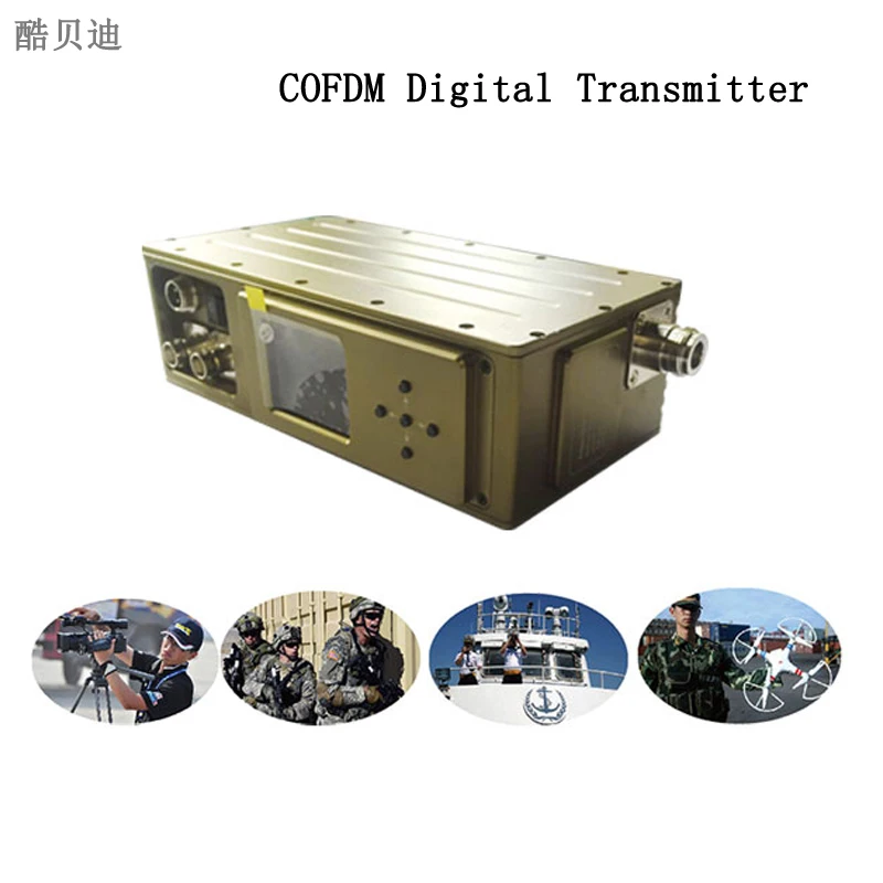 

Military Surveillance COFDM Video Transmitter 2-5W Adjustable NLOS Long Range Video Link 3-5km Wireless Transmitter