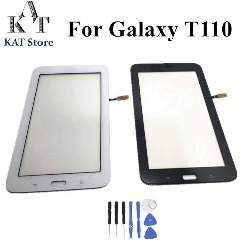 Для samsung Galaxy Tab 3 Lite 7,0 SM-T110 T111 T113 T114 T113NU T116 сенсорный экран дигитайзер внешнее стекло Замена объектива+ Инструменты