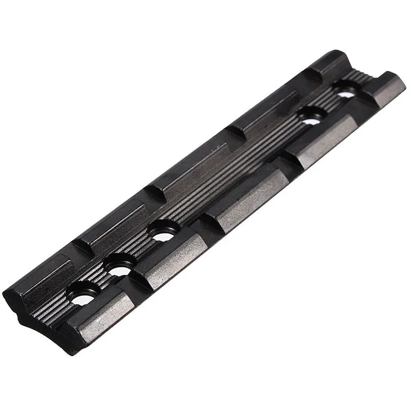 Picatinny 20mm الذيل السنونو ويفر السكك الحديدية جبل 100mm نطاق قاعدة تثبيت محول تحويل بندقية مصباح يدوي البصر بالليزر فيستا P2