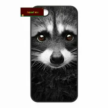 Yago Portal Raccoon Art Print Cover case for iphone 4 4s 5 5s 5c 6 6s plus samsung galaxy S3 S4 mini S5 S6 Note 2 3 4 zw0344