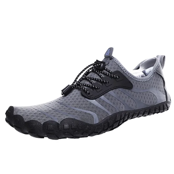 Мужская обувь с пятью пальцами, летняя водонепроницаемая обувь для мужчин, легкая мужская спортивная обувь, спортивные кроссовки для фитнеса 39-47 - Цвет: gray03