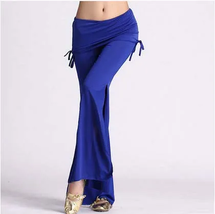 

New belly dance costumes senior milk silk waist belly dance pants for women belly dance trousers