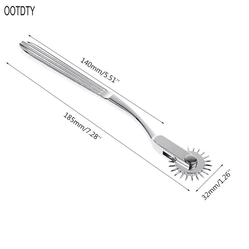 OOTDTY диагностический рефлекс молоток штырь колеса БДСМ шестерни ролик роликовое колесо вартенберга вертушка Фетиш неврологический