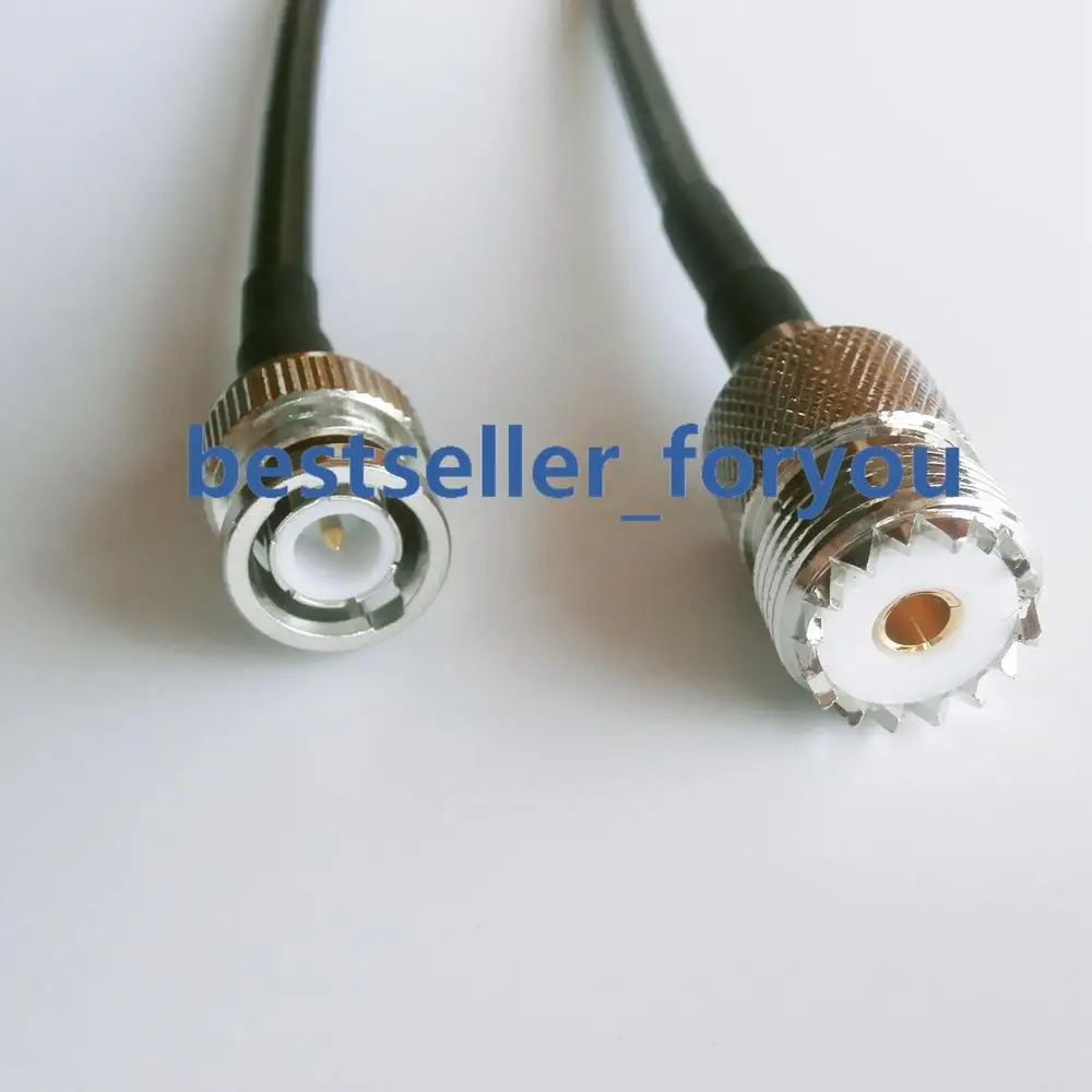 20 дюймов BNC штекер для UHF SO 239 женский RF гибкий соединительный кабель RG58 50