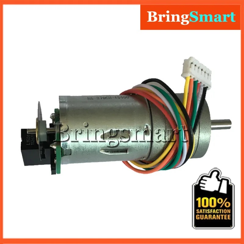 

Bringsmart GA25-371G6-24V 8.6-977rpm Optical Encoder Motor Photoelectric Encoder 12V DC Mini Geared Motor With Encoder Disk DIY