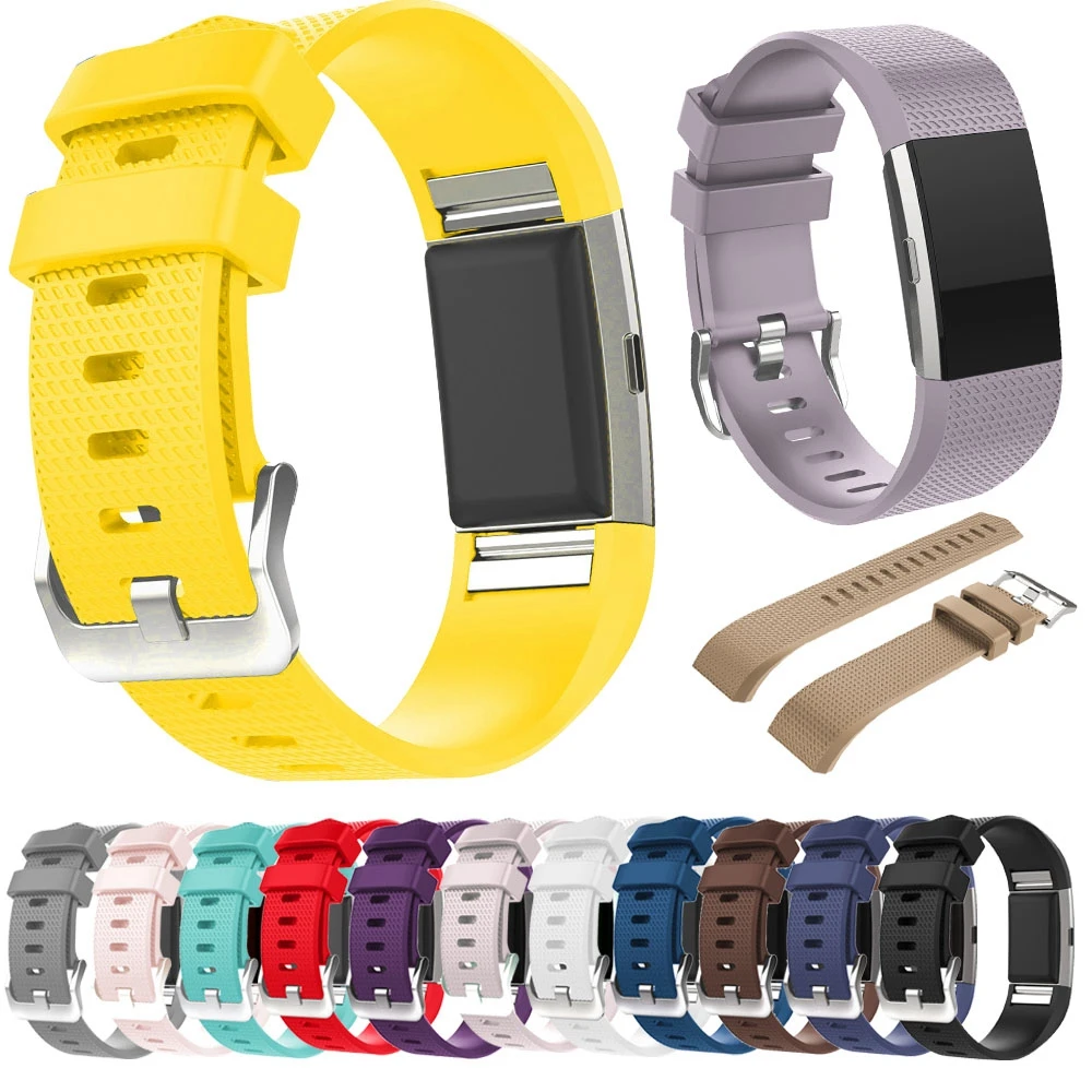 

Hangrui Replacement Sport Strap for fitbit charge2 band Fitness Smart bracelet watches Bands for Fitbit Charge 2 silicone strap