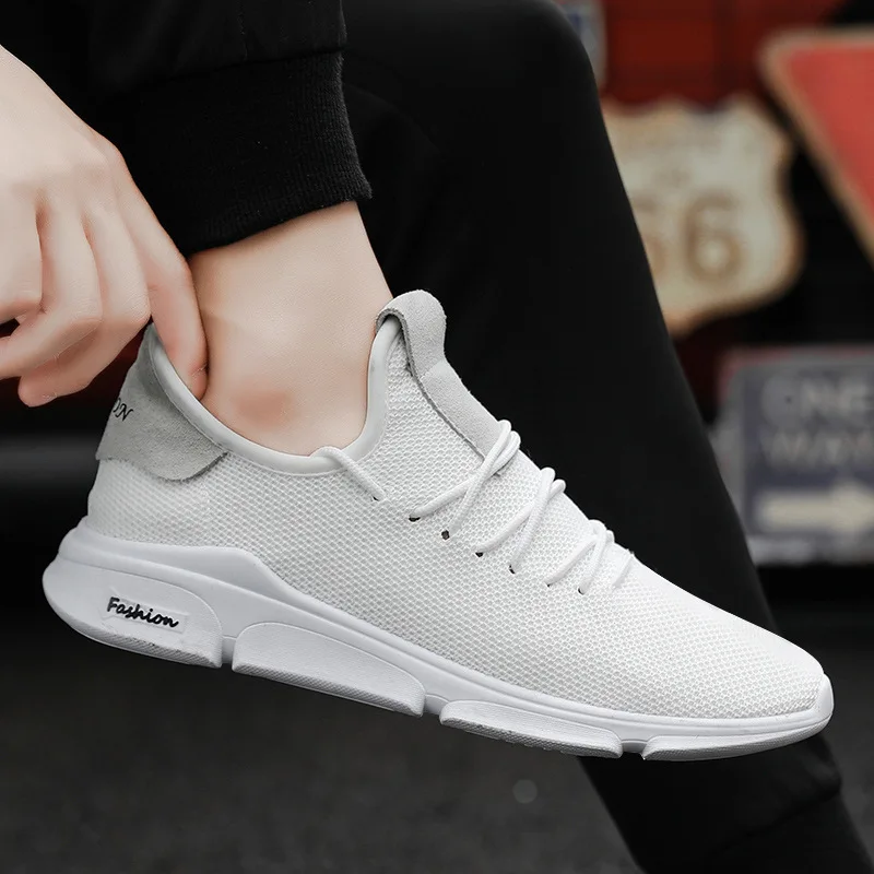 2019 Mens Vulcanize Shoes Spring Summer Men Sneakers Outdoor Male Walking Black Shoes Man Breathable Zapatillas Hombre