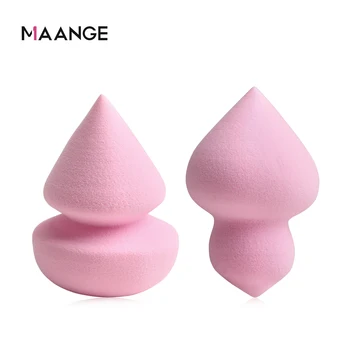 

MAANGE 2Pcs Cosmetic Puff Makeup Foundation Sponge Powder Smooth Beauty Cosmetic Various Make Up Sponge Beauty Tool High Quality