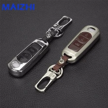 maizhi Zinc Alloy+Leather Car Key Case Cover For Mazda 3/6/5 CX-3 CX-4 CX-5 CX5 CX-7 CX-9 Atenza Axela MX5