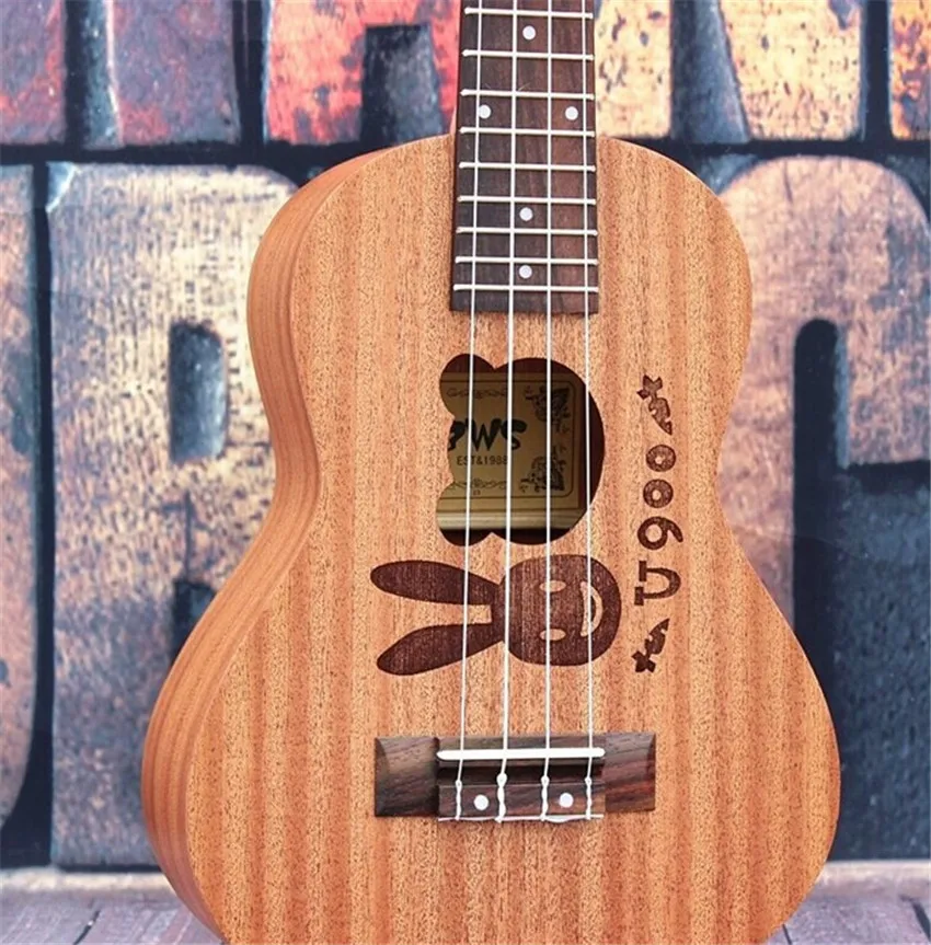 

21" Ukulele Acoustic guitar U21-2 Rosewood Fretboard 4-strings guitarra musical instruments Wholesale