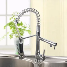 Весна Кухня краном одной ручкой Pull Out Спрей torneira раковина 97168D054/1 умывальник, смесители, смеситель