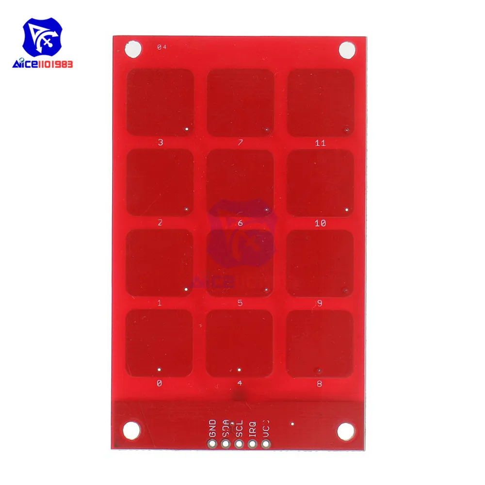 MPR121 CJMCU 122 емкостный сенсорный модуль 3*4 кнопки клавиатура I2C интерфейс для
