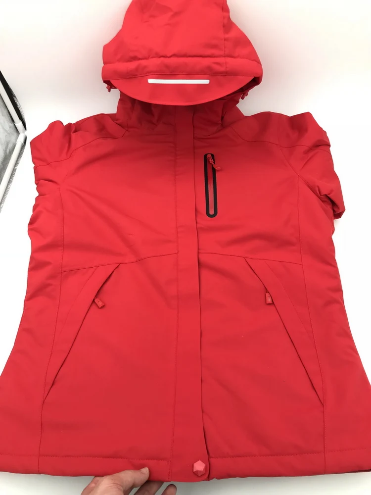 Женская зимняя куртка, Женская парка с USB подогревом, для женщин размера плюс, светоотражающее пальто с капюшоном, Женская водонепроницаемая теплая хлопковая куртка AW210