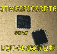 1 PIÈCES MCU 32 bits microcontrôleur puce QFP64 STM32F103RDT6 STM32F103