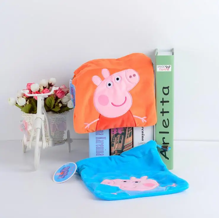 Подлинная 22 см Peppa Свинья Джордж Плюшевые игрушки для мальчиков и девочек Kawaii