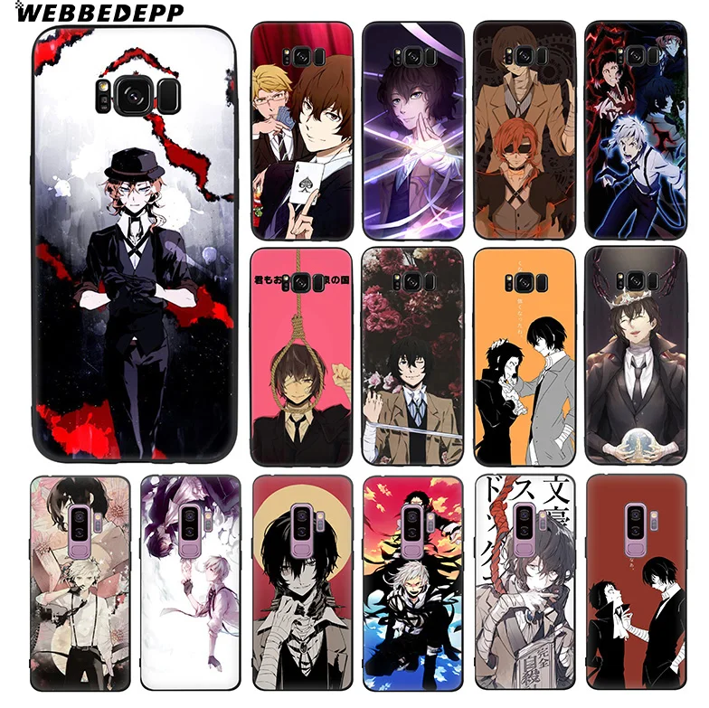 

WEBBEDEPP Bungou Stray Dogs Anime Soft TPU Silicone Case for Samsung Galaxy S10 S10e S9 S8 Plus S7 S6 Edge & J6 Phone Case