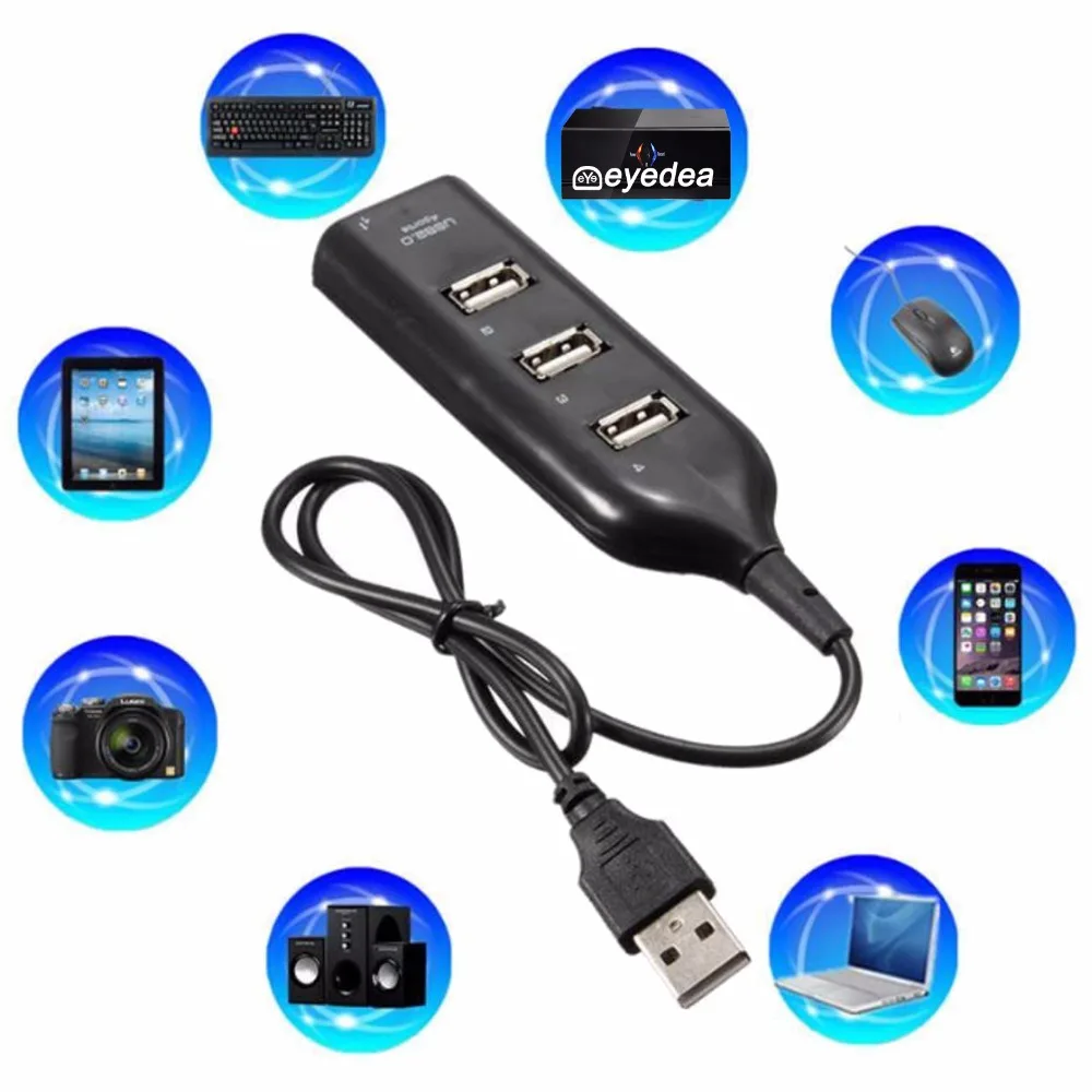 Высокая скорость 4 порта USB 2 0 концентратор порт портативный OTG usb хаб для планшета