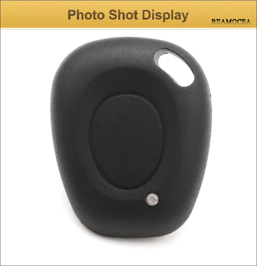 Reamocea Remote Control Car Key Case Shell 1 Button Uncut Blade For Renault Megan Clio Scenic NO Chip Keyless Entry Fob Case (12)