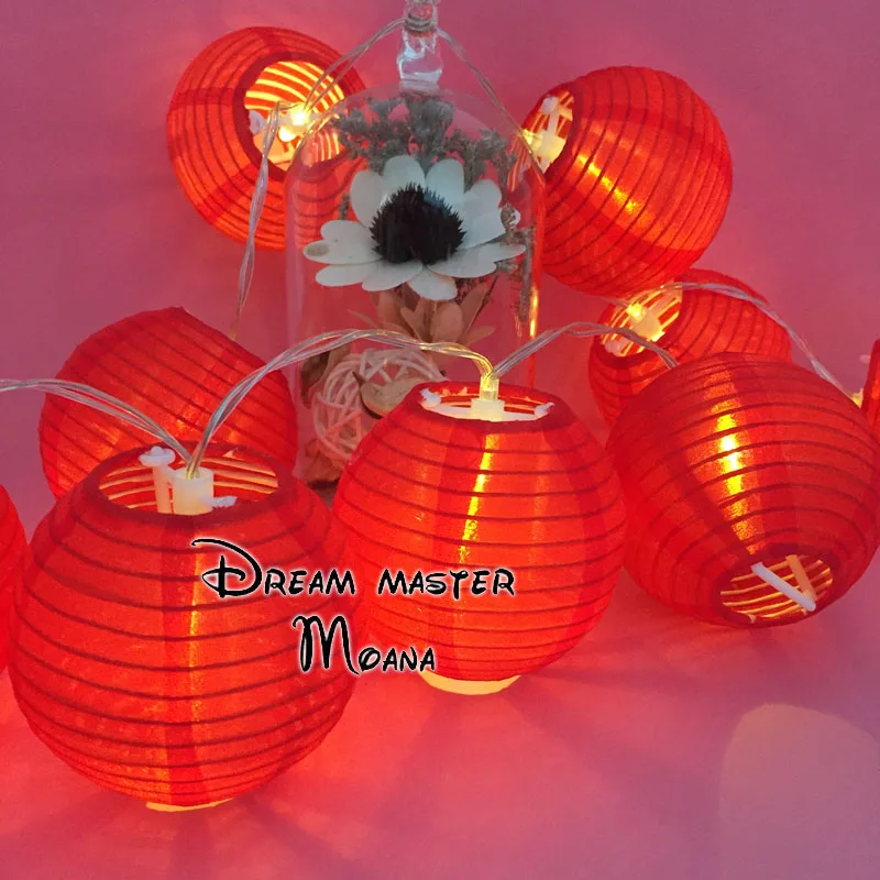 Battery Ed Warm White Led Lantern String Light Red Battery Ed Warm White Led Lantern String Light Red Fairy For Christmas Tree Decor