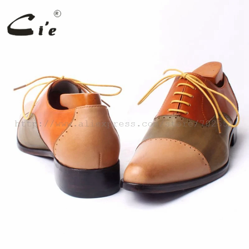 Cie/разноцветные мужские туфли-оксфорды на шнуровке с острым носком ручной работы из натуральной телячьей кожи; дышащие мужские туфли; OX304