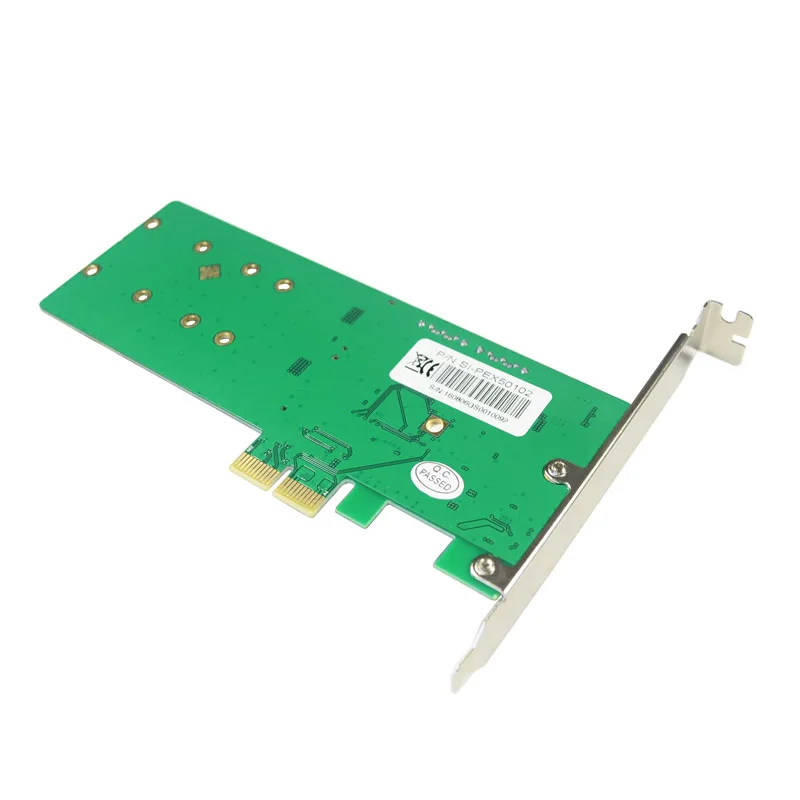 IOCREST 2 порта SATA 6 Гбит/с+ двойной ключ B M.2 слот PCI-e карта SATA 3,0 NGFF SSD+ HDD карта расширения адаптер Поддержка win10