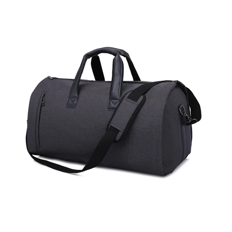 

2 In 1 Garment Travel Bag With Shoes Compartment, Convertible Suit Travel Duffel Bag Carry On Bag With Luggage Shoulder Strap t0