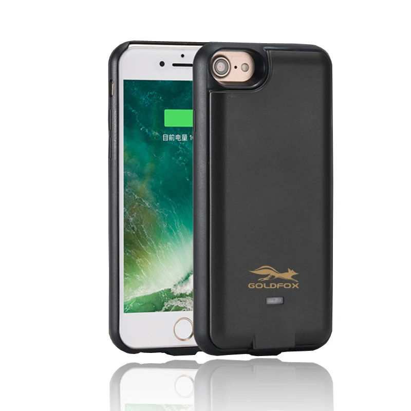 Koop 3000 5000 mAh Externe Power Bank Case voor iPhone 6 6 s QI Draadloze oplader Ontvanger Batterij Oplader Voor Iphone 6 6 s 7 Plus