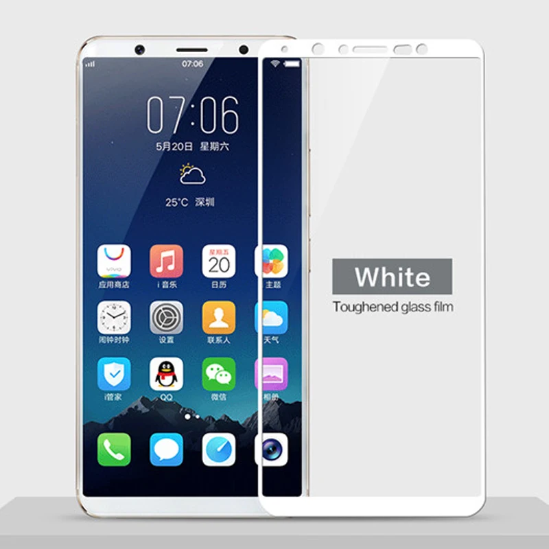 3D закаленное стекло для Vivo X20 полное покрытие 9H защитная пленка Защита экрана