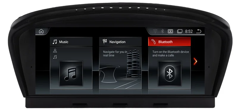 Excellent ID6 New style Quad Core Android 4.4 Car DVD For BMW 3 series E90 2009-2012 With GPS Navi Audio Radio iDrive Steering wheel map 1