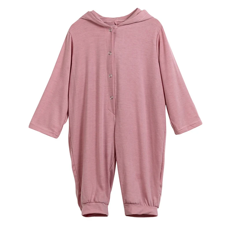Baby Rompers Toddler Boy Girl Cute 3D Dinosaur Jumpsuit Spring Warm Clothes Solid Cotton Romper Unisex Hooded Playsuit Clothing (2)