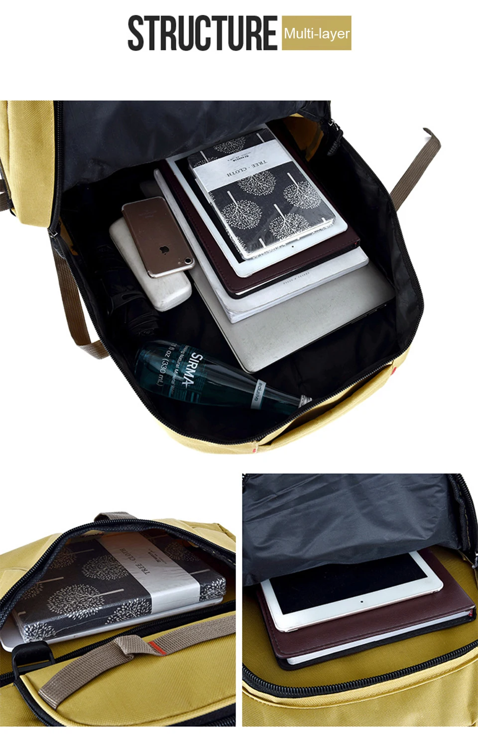 Large Capacity Backpack Outdoor Backpacking Military Tactical Backpacks Army Men Waterproof Bags Packs Women Climbing Rucksack (4)