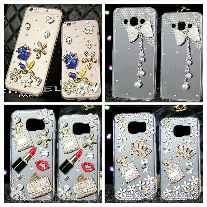 

rhinestone Shopping bag case for samsung galaxy S10 plus S10E S8 S9 plus S6 s7 edge note9 note8 2018 A8 A6 A7 J4 J6 J8 A9 cover