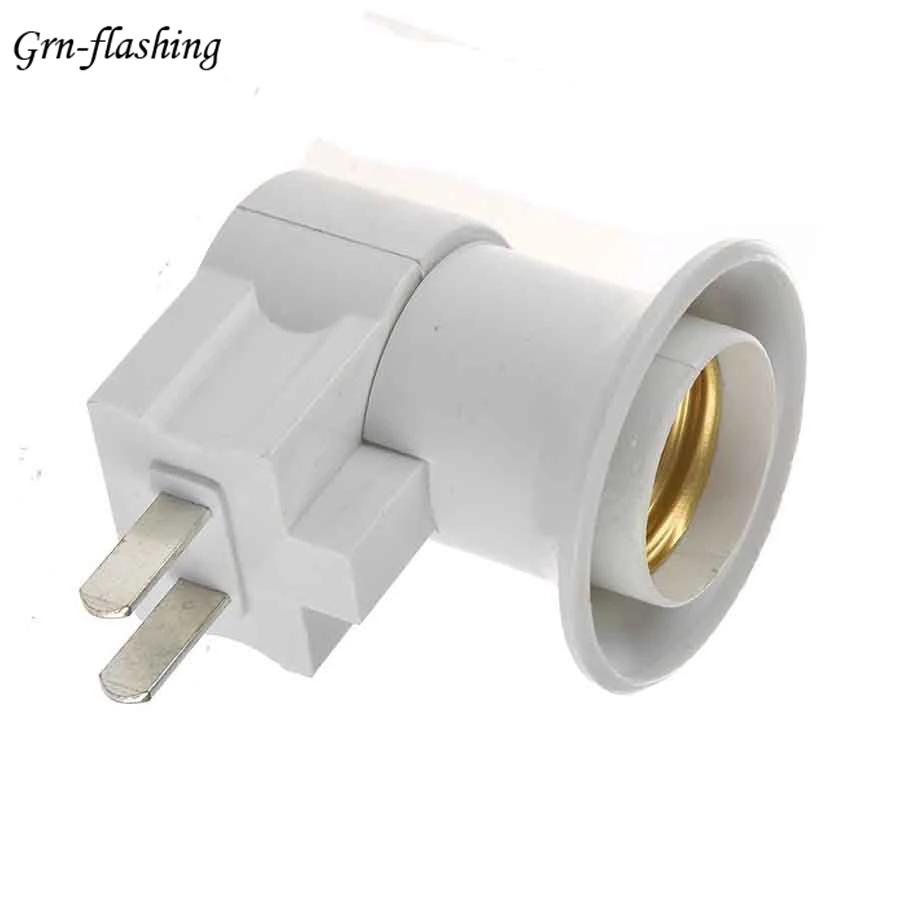 

220V 110V US standard plug E27 Connector switch Lampholder Lighting power adapter on/off Portable Bulb Holder Insulation Socket