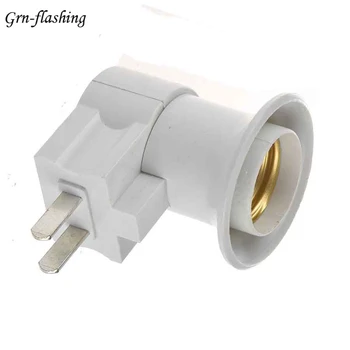 

220V 110V US standard plug E27 Connector switch Lampholder Lighting power adapter on/off Portable Bulb Holder Insulation Socket