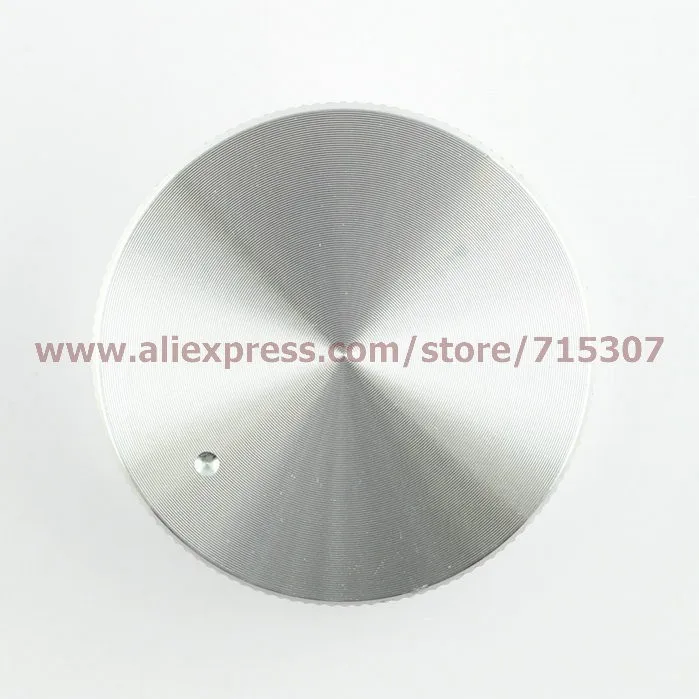silver aluminum potentiometer knob40x17x6 (5)