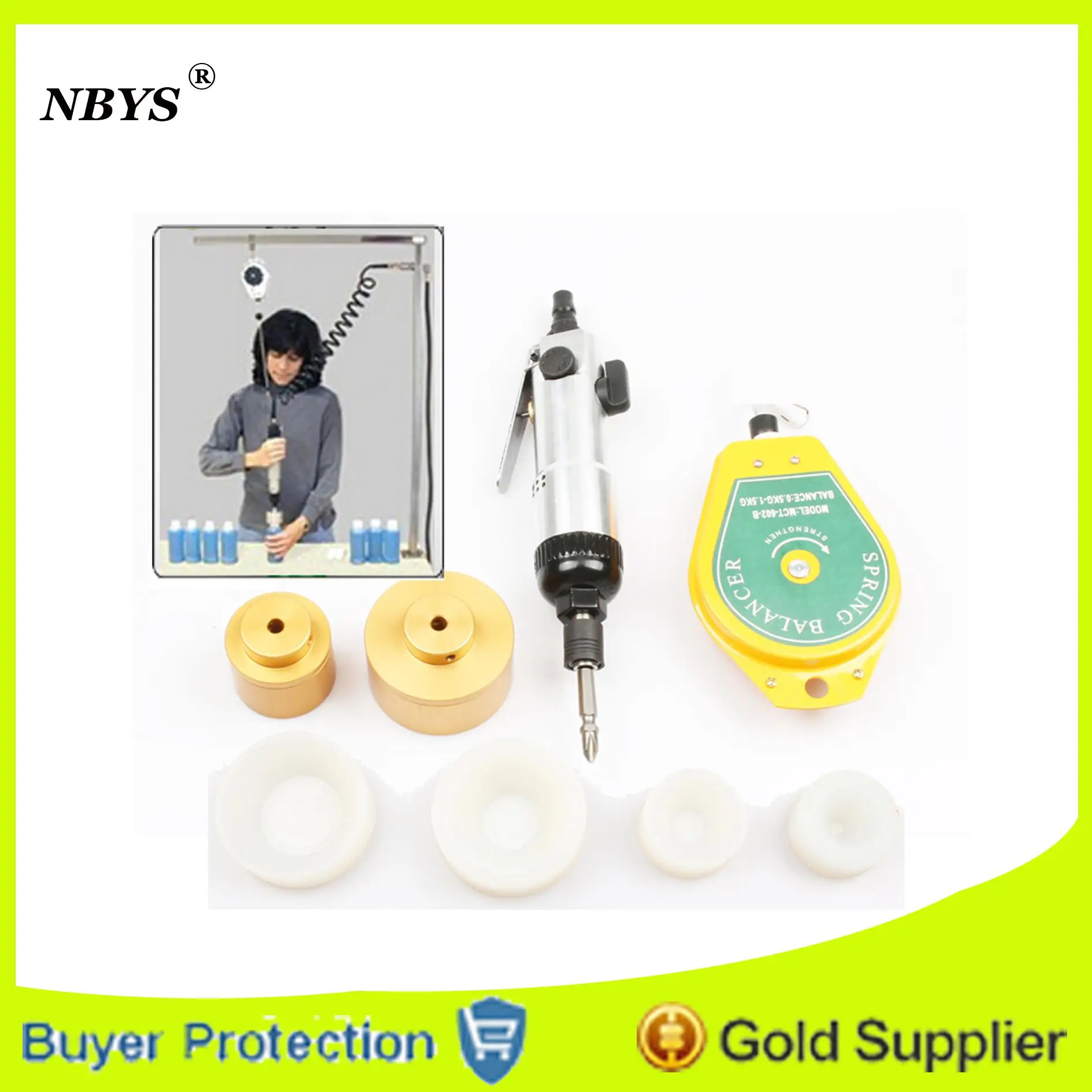 

Free Shipping portable pneumatic Capping machine screw capping machine, capper machine, cap sealing machine