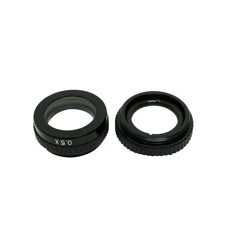 

0.3X 0.5X 2X Barlow AUX Reduction Objective Working Distance 287mm 165mm 30mm Auxiliary Lens for Video Microscope Mounting M42