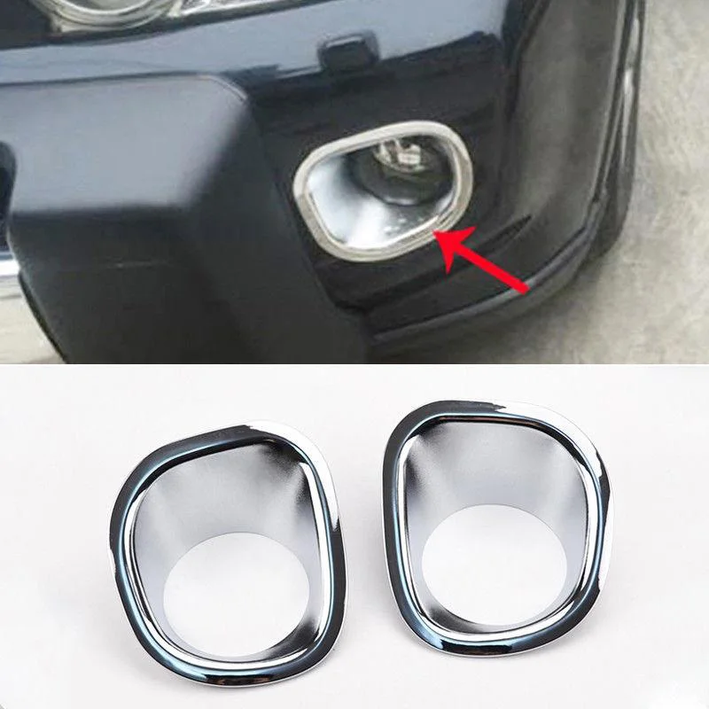 

For Nissan X-Trail T31 2008-2010 Chrome Front Fog Light Lamp Cover Trim Molding